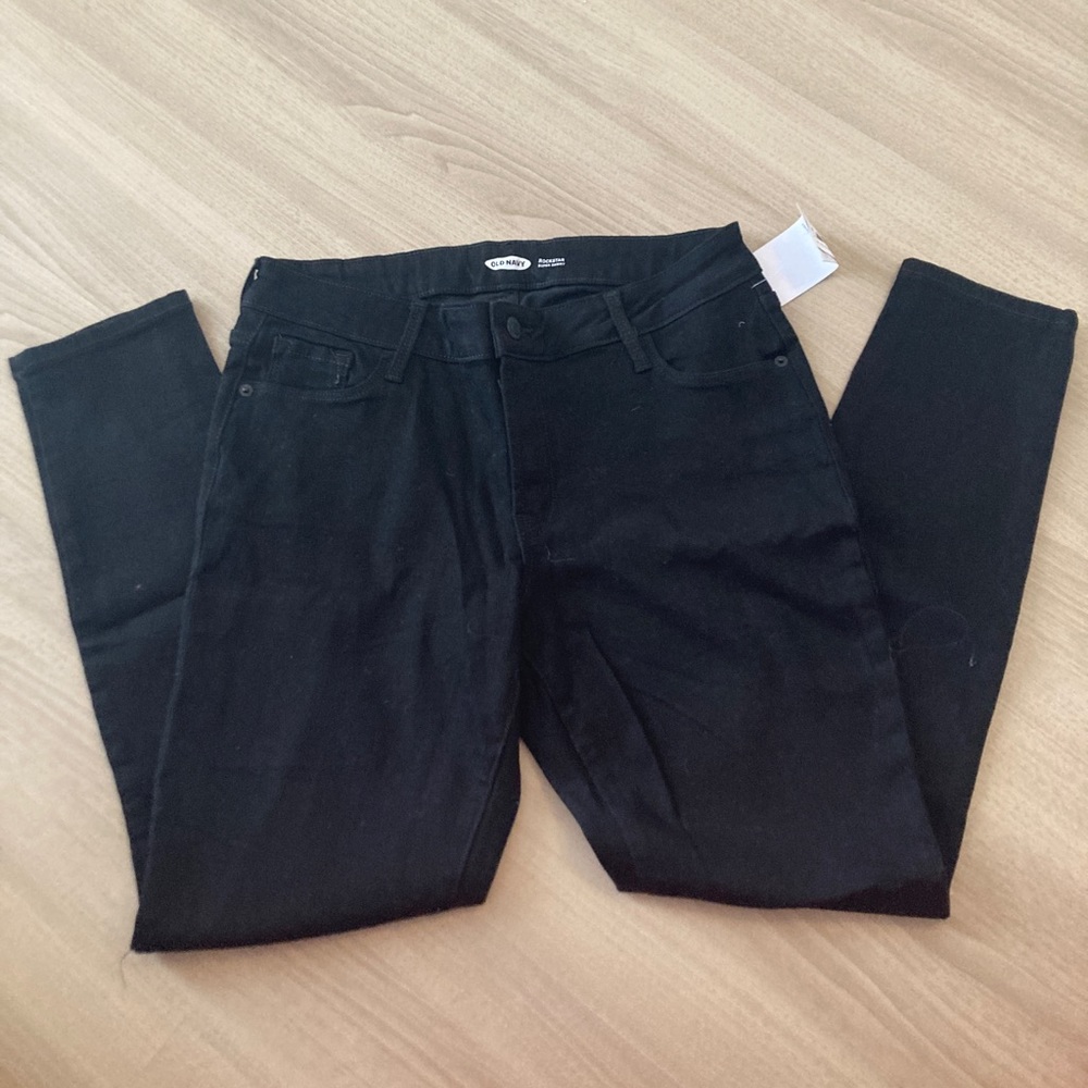Old Navy Rockstar Super Skinny Jeans Black (10P)